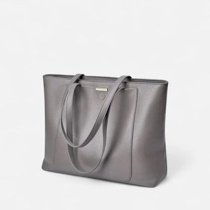 Céleste | Structured Tote with Front & Back Pockets