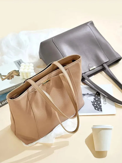 Céleste | Structured Tote with Front & Back Pockets