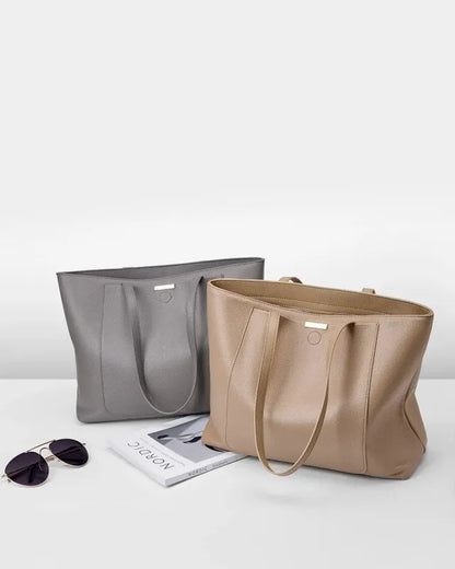 Céleste | Structured Tote with Front & Back Pockets