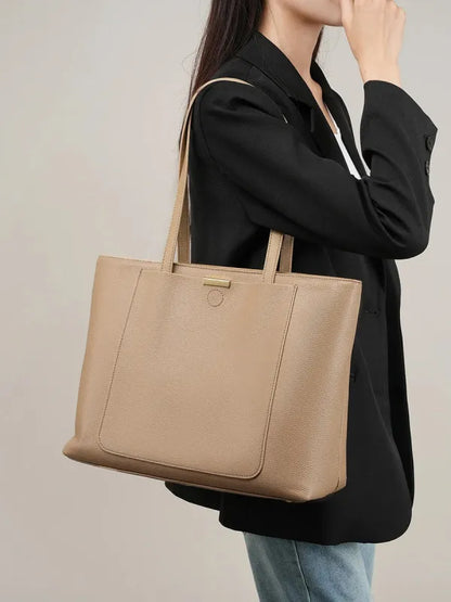 Céleste | Structured Tote with Front & Back Pockets