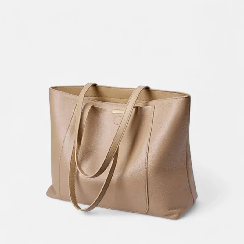 Céleste | Structured Tote with Front & Back Pockets