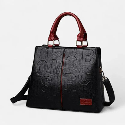 Chiara | Two-Tone Textured Shoulder Bag