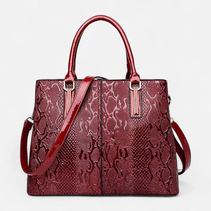 Clara | Shiny Textured Shoulder Bag