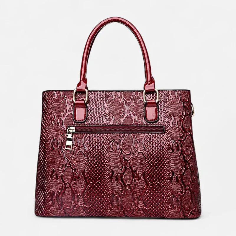 Clara | Shiny Textured Shoulder Bag