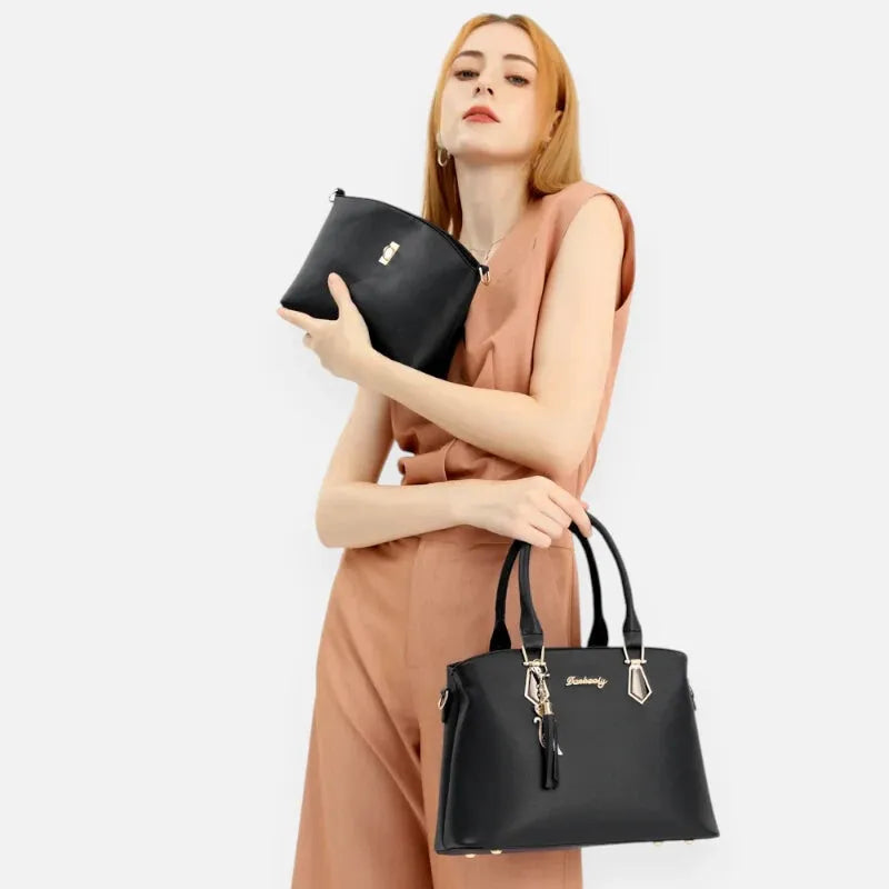 Clara | Shoulder Bag & Pouch Set