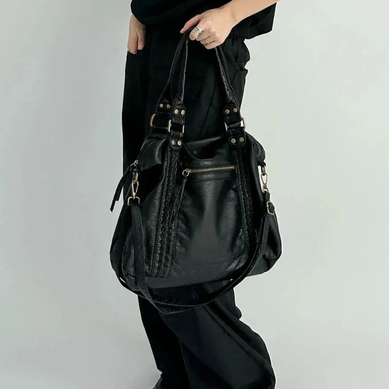 Clara | Vintage Multi-Pocket Shoulder Bag