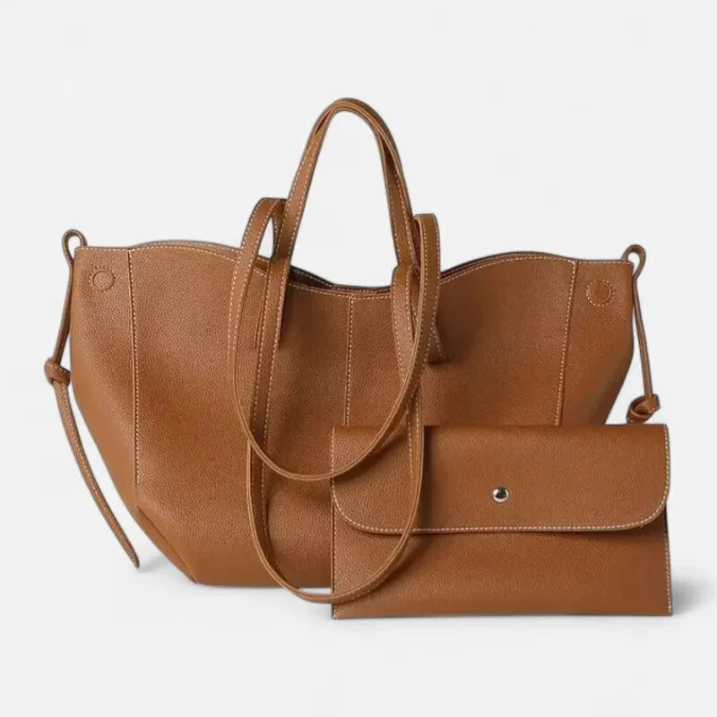 Clara | Tote with Matching Pouch