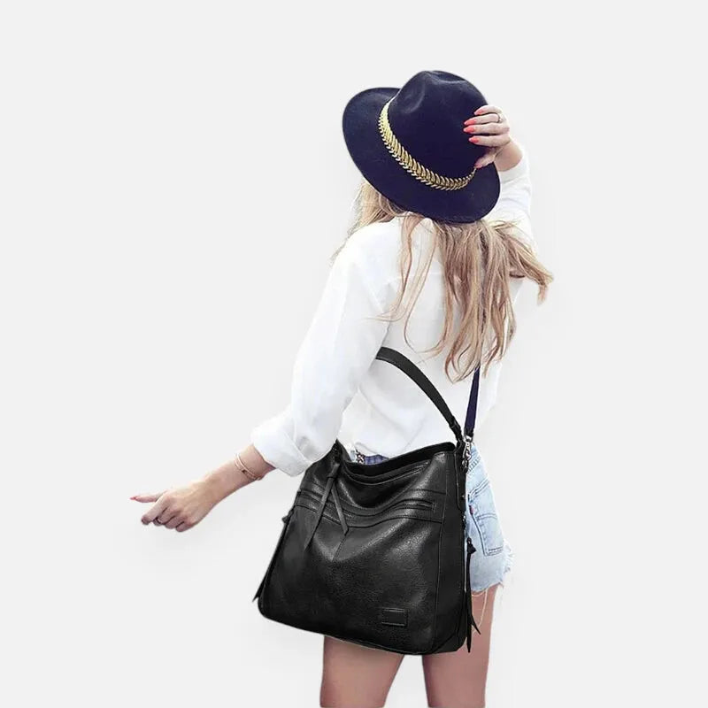 Eléna | Multi-Pocket Hobo Bag