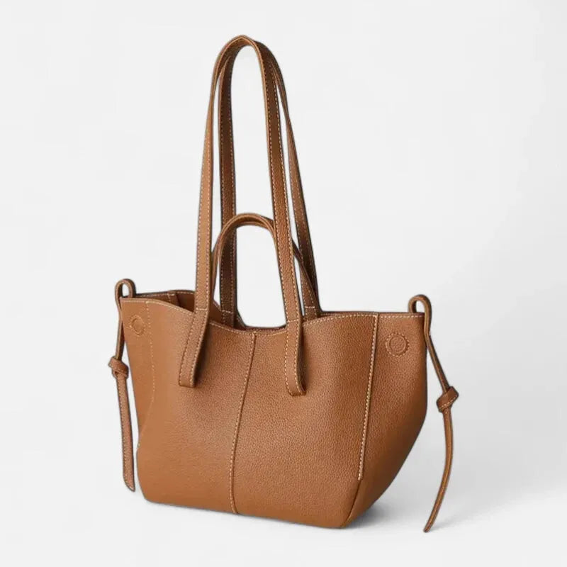 Élise bolso tote estructurado pequeño doble asa 1