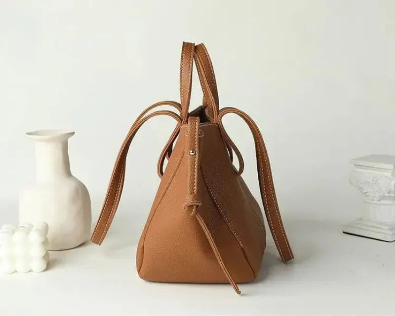Élise bolso tote estructurado pequeño doble asa 4