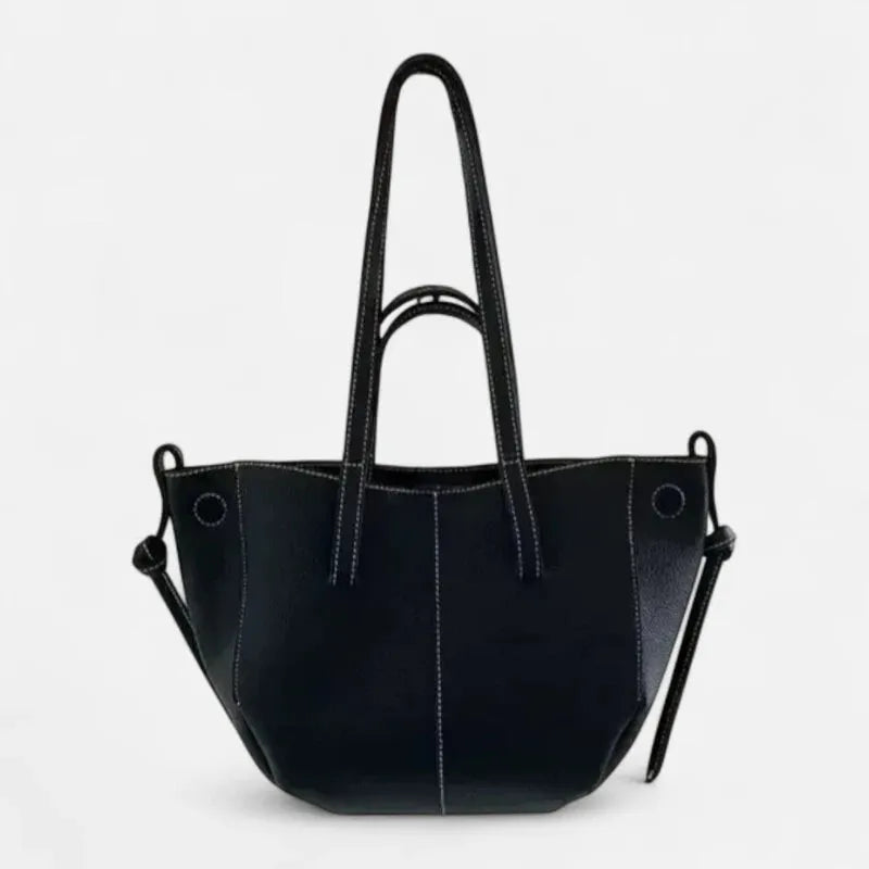 Élise bolso tote estructurado pequeño doble asa 7