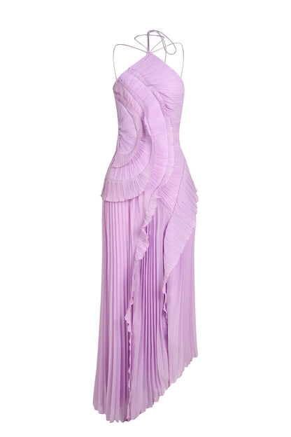 Palmora Society - Eliza | Vestido Maxi Plisado con Volantes - foto 10