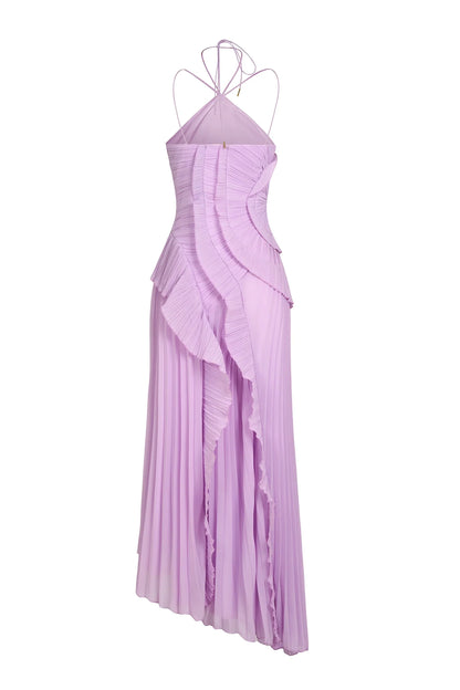 Palmora Society - Eliza | Vestido Maxi Plisado con Volantes - foto 11