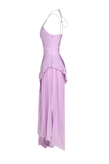 Palmora Society - Eliza | Vestido Maxi Plisado con Volantes - foto 12