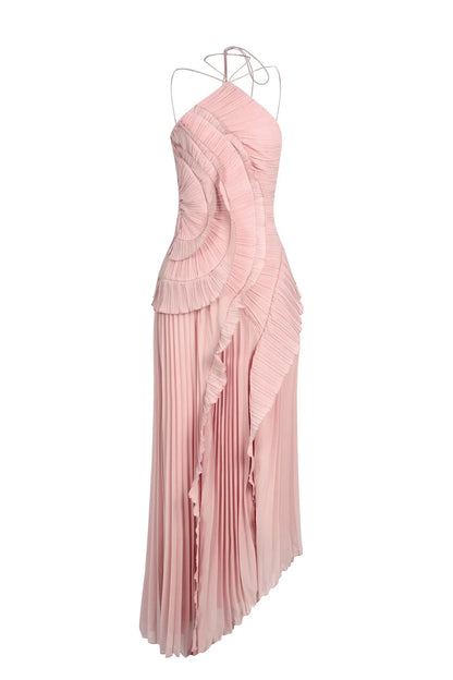 Palmora Society - Eliza | Vestido Maxi Plisado con Volantes - foto 18