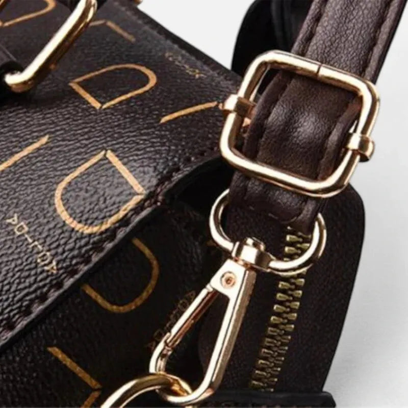 Émilie | Shoulder Bag with Gold Cat Charm