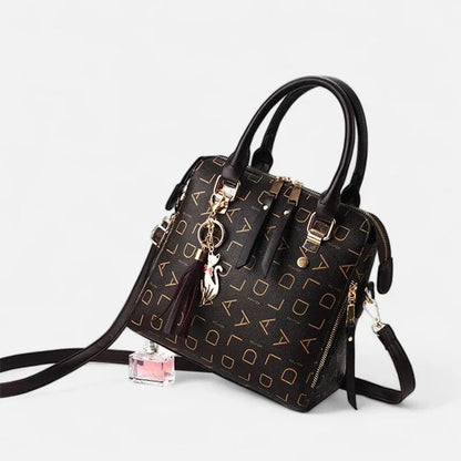 Émilie | Shoulder Bag with Gold Cat Charm
