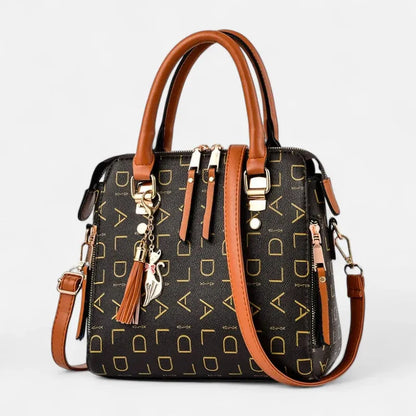 Émilie | Shoulder Bag with Gold Cat Charm