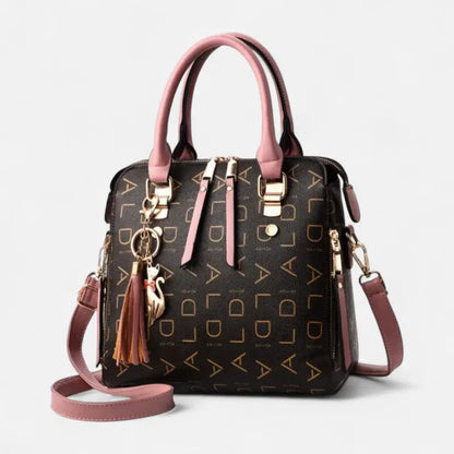 Émilie | Shoulder Bag with Gold Cat Charm