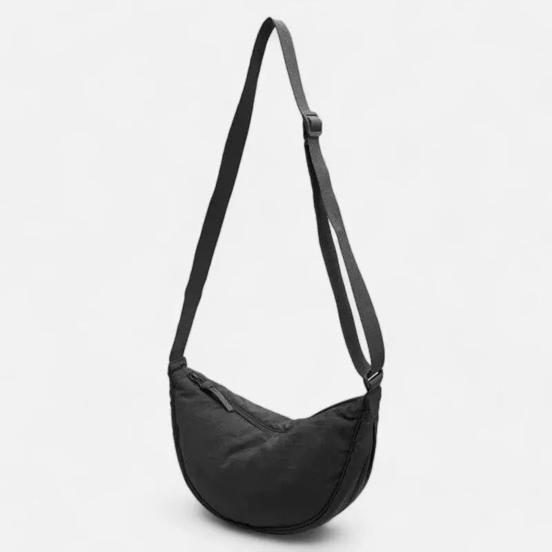 Émilienne | Half-Moon Fabric Belt Bag