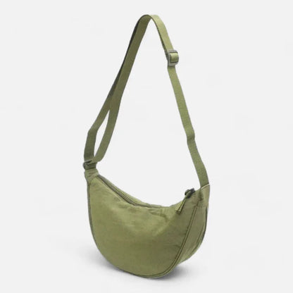 Émilienne | Half-Moon Fabric Belt Bag