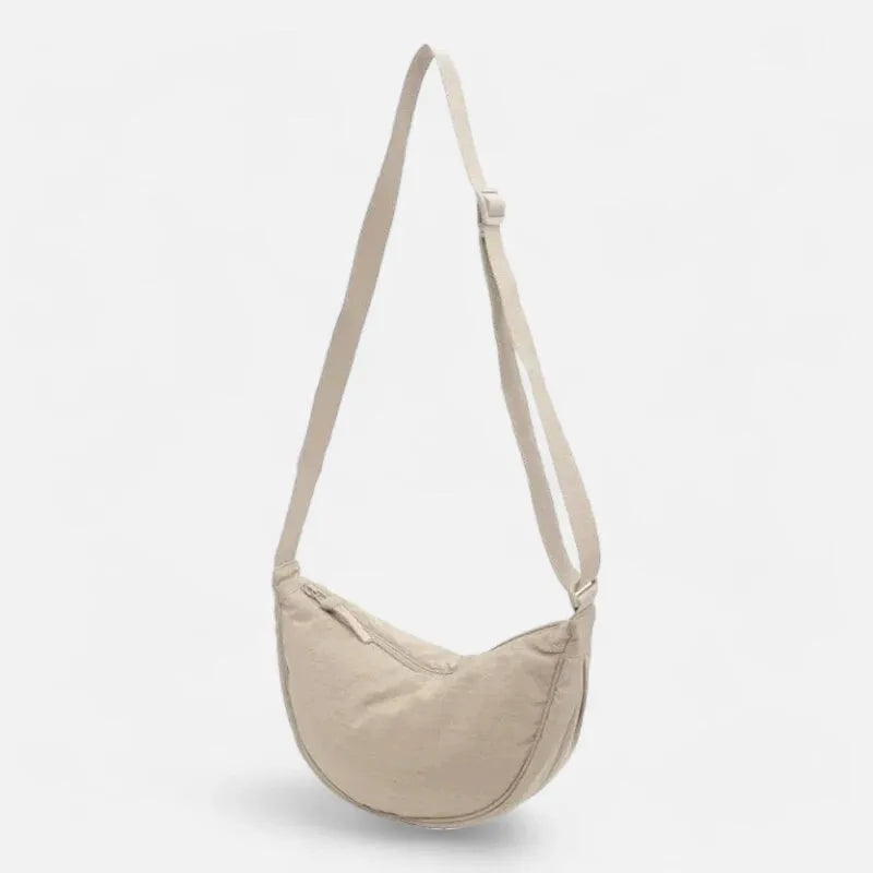 Émilienne | Half-Moon Fabric Belt Bag