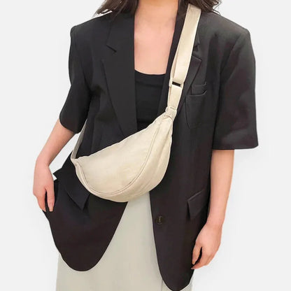 Émilienne | Half-Moon Fabric Belt Bag