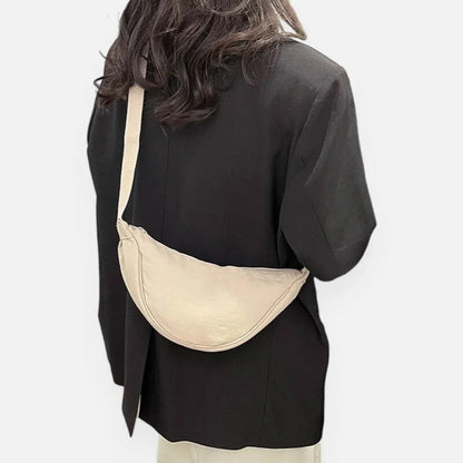 Émilienne | Half-Moon Fabric Belt Bag