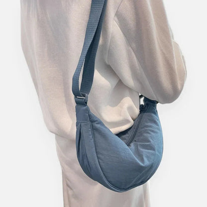 Émilienne | Half-Moon Fabric Belt Bag