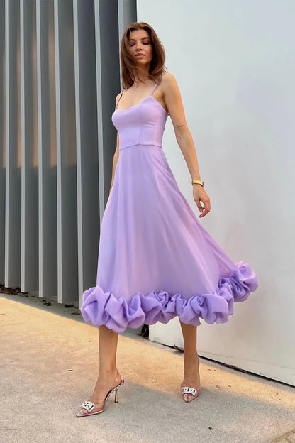 Palmora Society - Heather | Vestido Midi Evasé Sin Mangas - foto 11