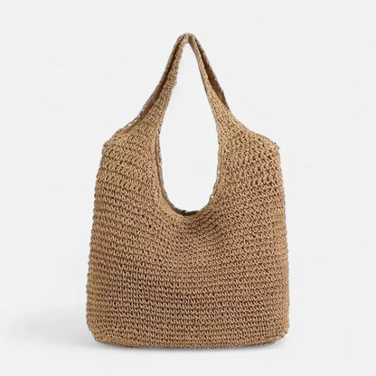 Inès | Straw Hobo Bag