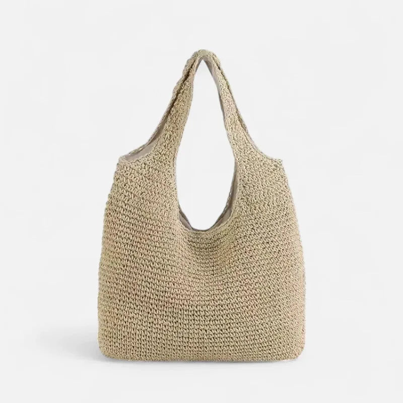 Inès | Straw Hobo Bag