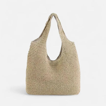 Inès | Straw Hobo Bag