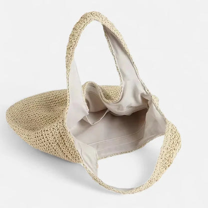 Inès | Straw Hobo Bag
