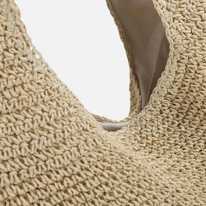 Inès | Straw Hobo Bag