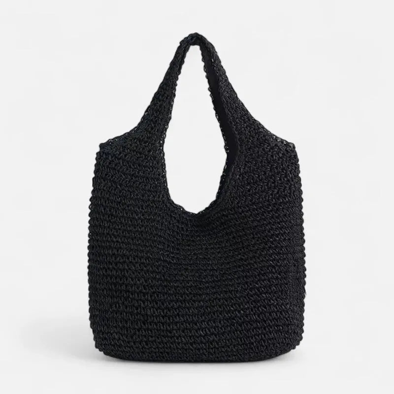 Inès | Straw Hobo Bag