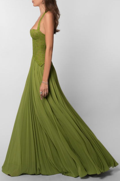 Palmora Society - Kenley | Vestido Maxi Corsé Plisado - foto 9