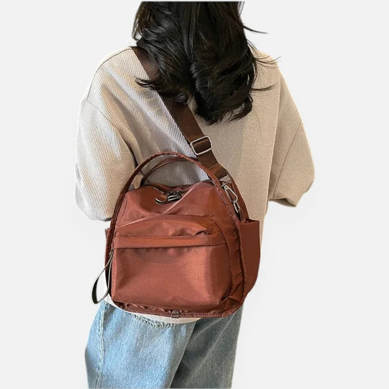 Léa | Lightweight Nylon Shoulder Bag