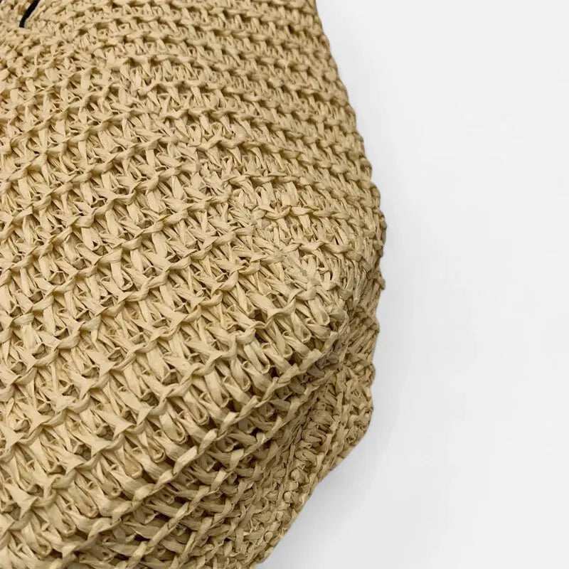 Léa | Large Woven Straw Tote