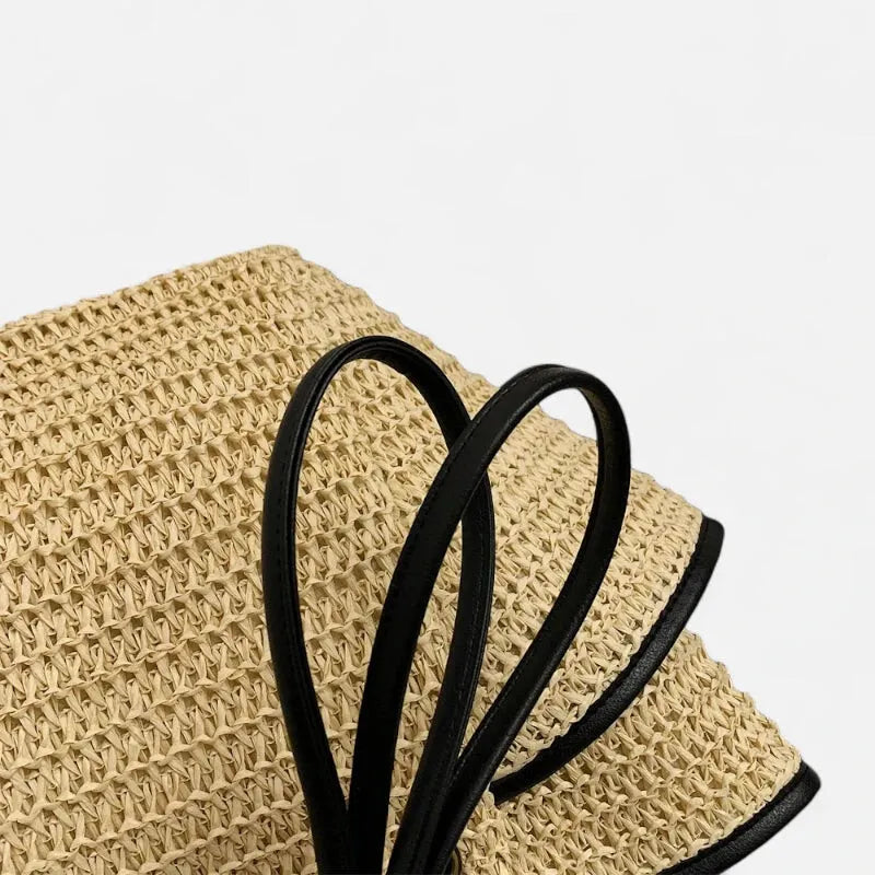 Léa | Large Woven Straw Tote