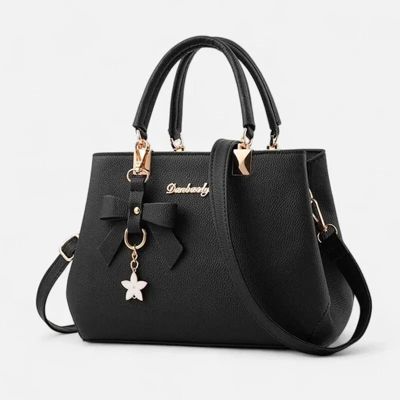 Léana | Small Bag with Bow & Flower Charm