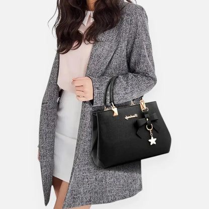 Léana | Small Bag with Bow & Flower Charm