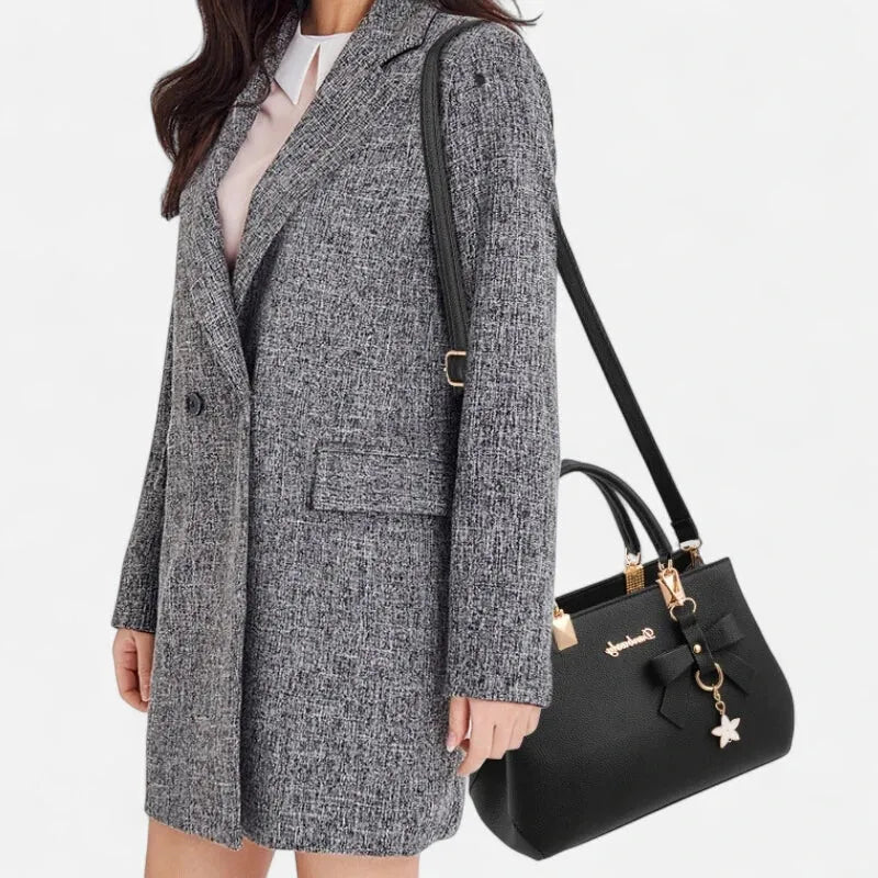 Léana | Small Bag with Bow & Flower Charm
