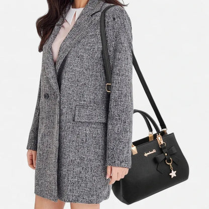 Léana | Small Bag with Bow & Flower Charm