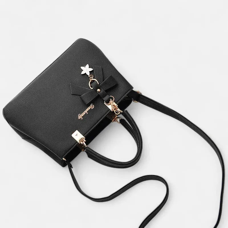 Léana | Small Bag with Bow & Flower Charm