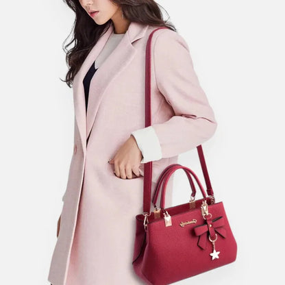 Léana | Small Bag with Bow & Flower Charm