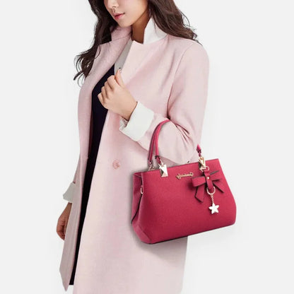 Léana | Small Bag with Bow & Flower Charm
