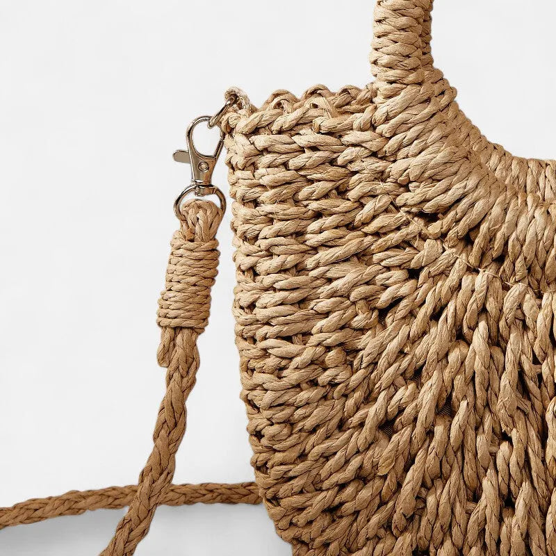 Léna | Small Straw Shoulder Bag