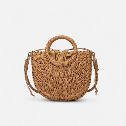 Léna | Small Straw Shoulder Bag