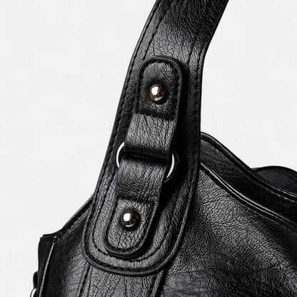 Léonie | Large Retro Multi-Pocket Shoulder Bag